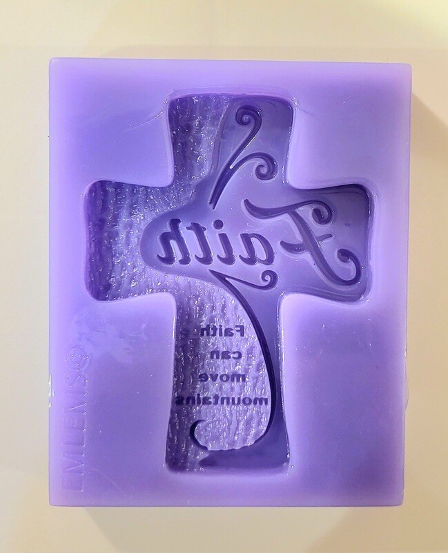 EMLEMS BEAUTIFUL FAITH CROSS SILICONE MOULD