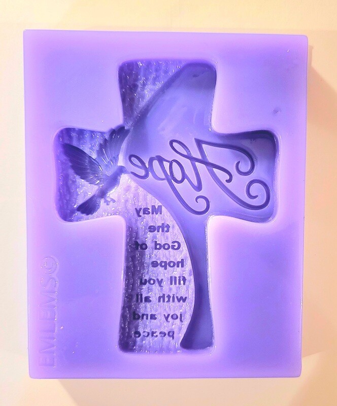 EMLEMS BEAUTIFUL HOPE CROSS SILICONE MOULD