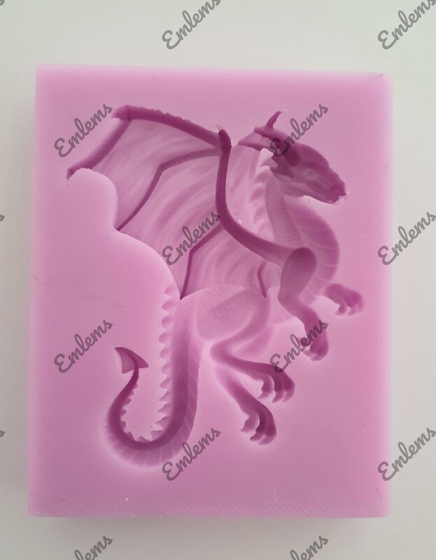 6cm DRAGON SILICONE MOULD