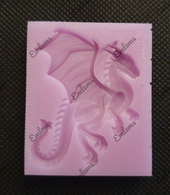 5cm DRAGON SILICONE MOULD