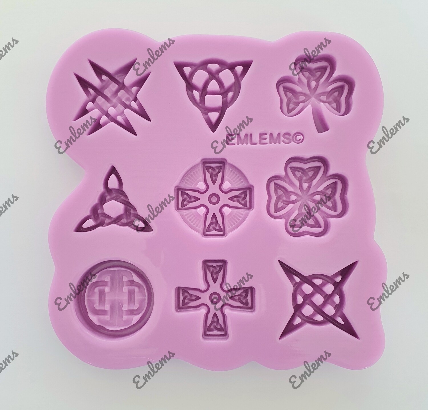 EMLEMS CELTIC WICCA PAGAN SET SILICONE MOULD