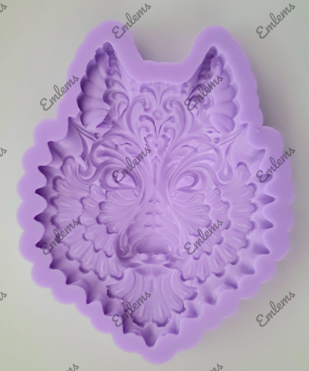 CELTIC WOLF FACE SILICONE MOULD