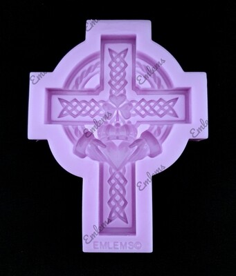 EMLEMS BEAUTIFUL CELTIC CROSS SILICONE MOULD