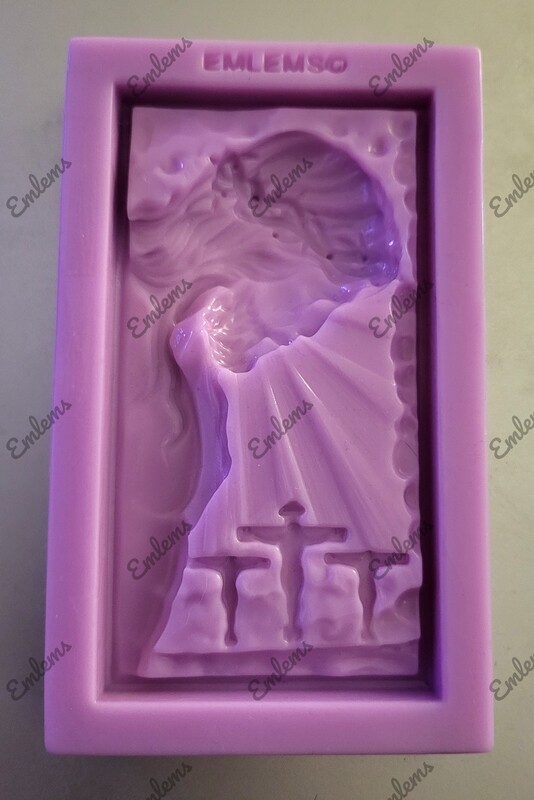EMLEMS JESUS CRUCIFIXION SILICONE MOULD