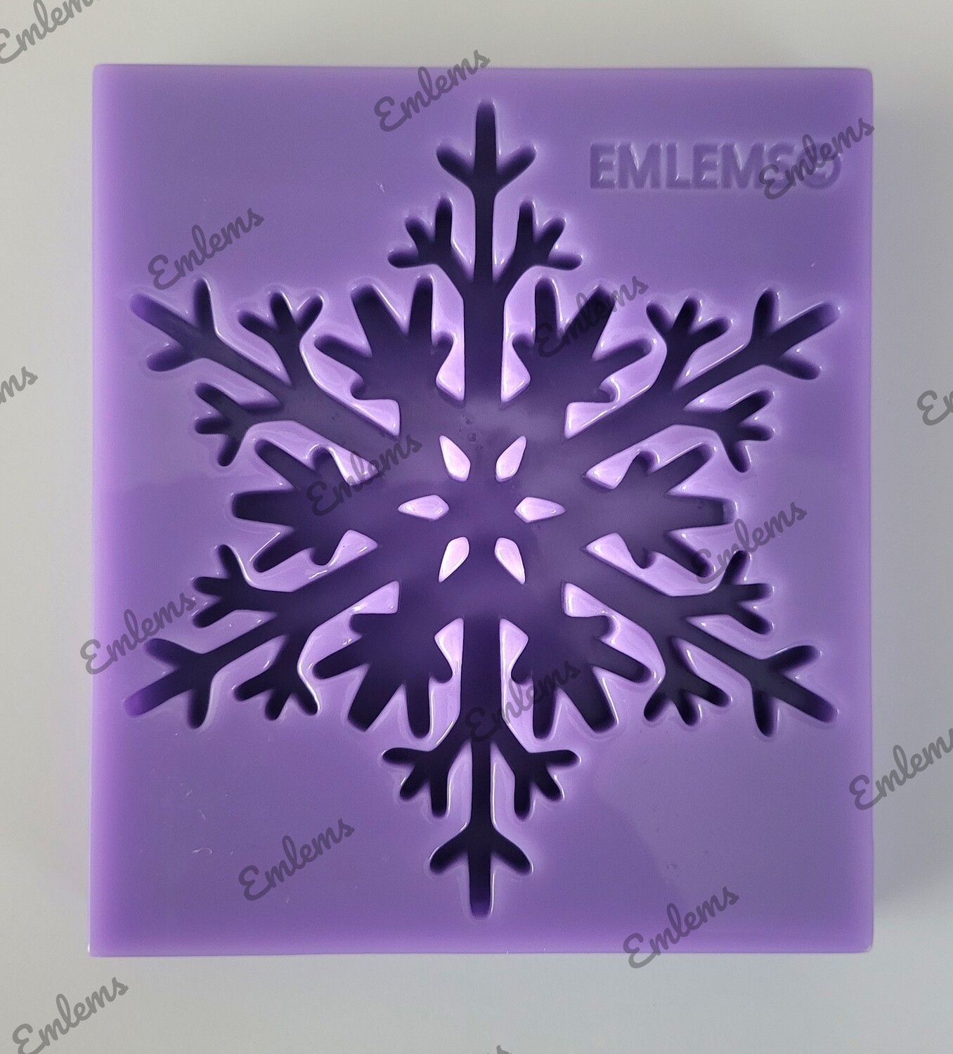 EMLEMS LARGE SNOWFLAKE 002 DECORATION SILICONE MOULD