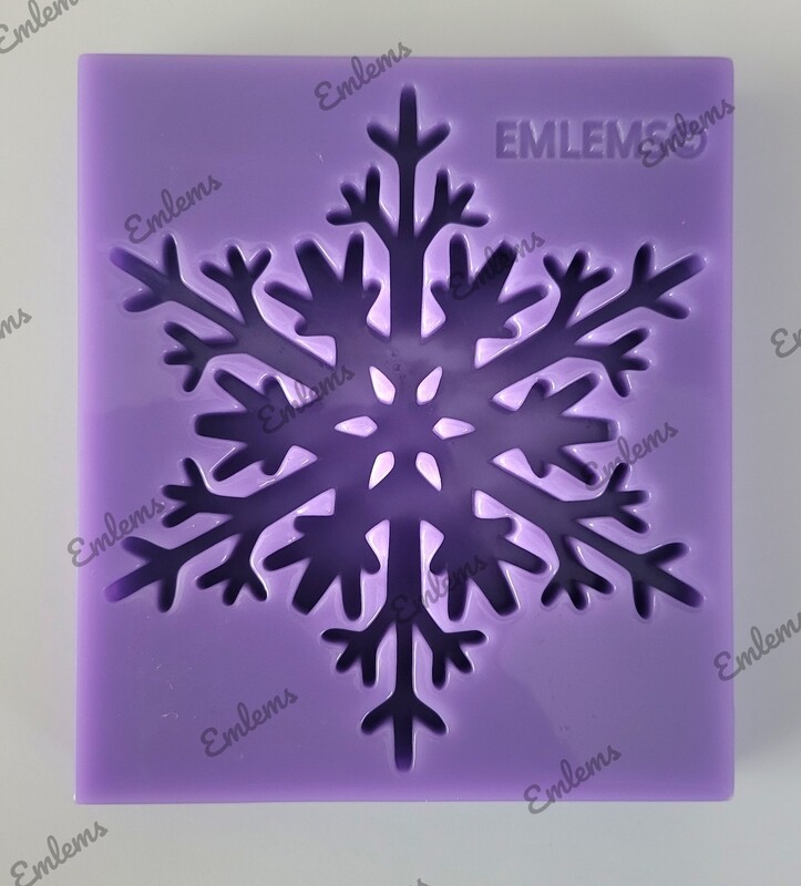 EMLEMS LARGE SNOWFLAKE 002 DECORATION SILICONE MOULD