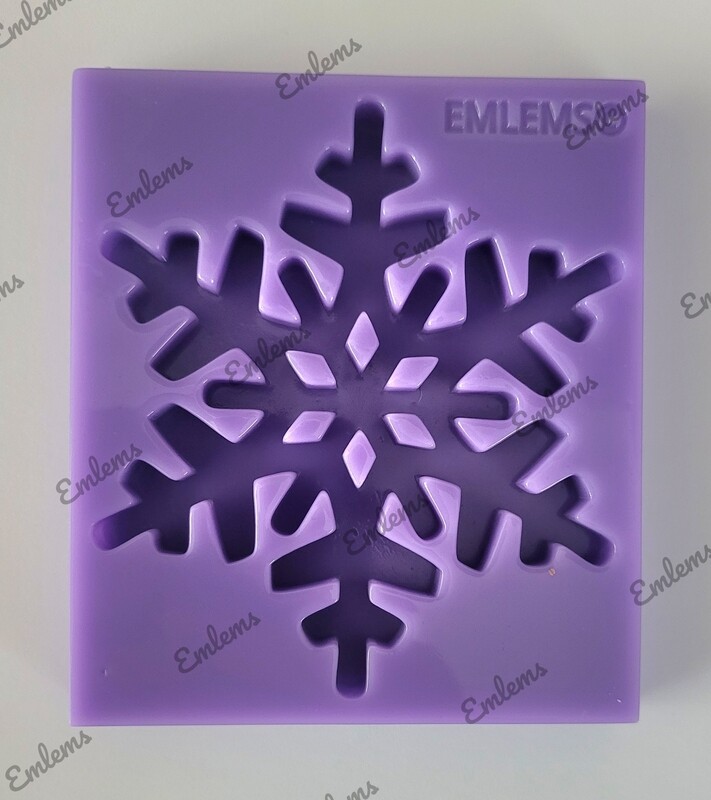 EMLEMS LARGE SNOWFLAKE 001 DECORATION SILICONE MOULD