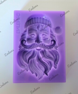 EMLEMS SANTA FACE DECORATION SILICONE MOULD