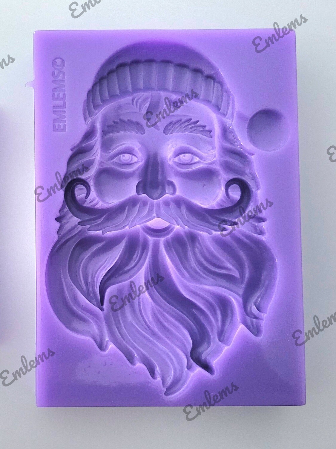 EMLEMS LARGE SANTA FACE DECORATION SILICONE MOULD