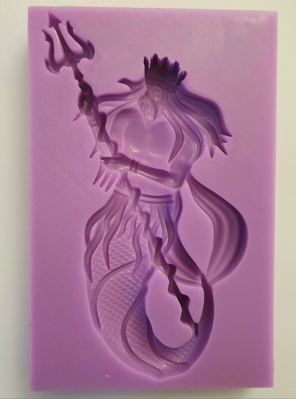 EMLEMS POSEIDON NEPTUNE SILICONE MOULD