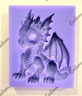EMLEMS BABY DRAGON SILICONE MOULD