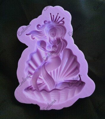 EMLEMS MERMAID IN OYESTER SHELL SILICONE MOULD