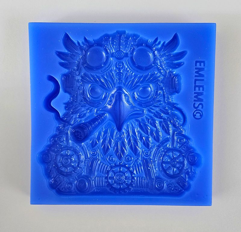 EMLEMS STEAMPUNK OWL SILICONE MOULD