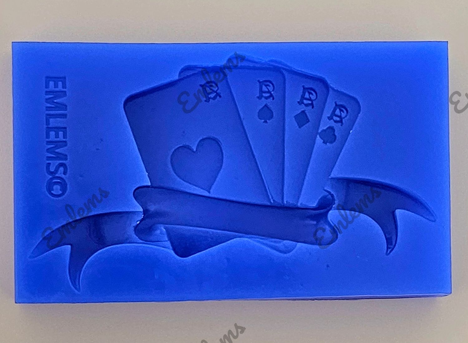 EMLEMS NEW WONDERLAND PLAYING CARDS SILICONE MOULD