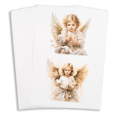 Emlems 30 x A4 Angel Craft Papers 160gsm