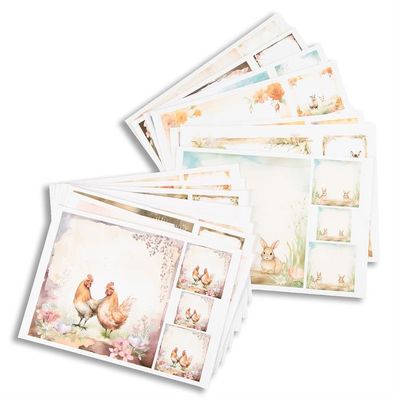 Emlems 20 x A4 Farm Note Book Craft Papers 160gsm