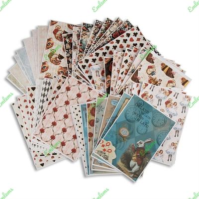 Emlems 50 x A4 Wonderland Backing Craft Papers 160gsm