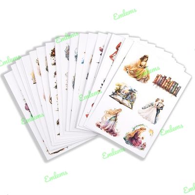 Emlems 50 x A4 Fairytale Characters Craft Papers 160gsm
