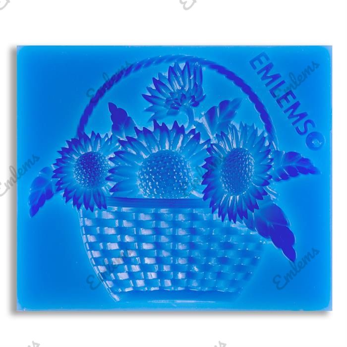 EMLEMS SUNFLOWER BASKET SILICONE MOULD