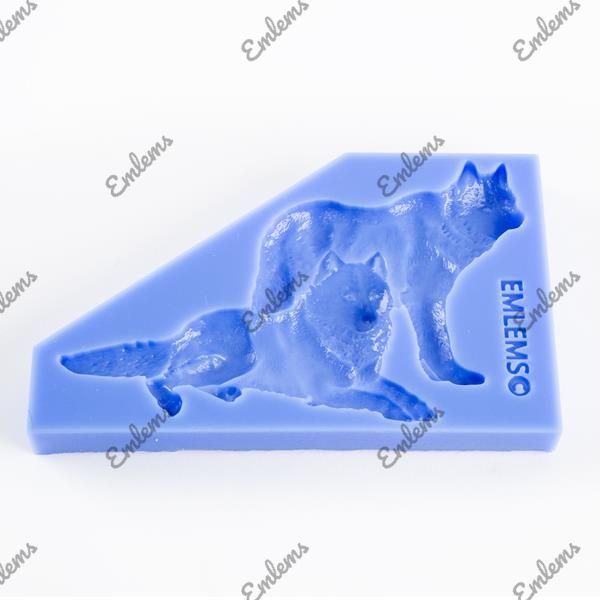 EMLEMS WOLF PACK SILICONE MOULD FROM OUR NATIVE AMERICAN INDIAN COLLECTION