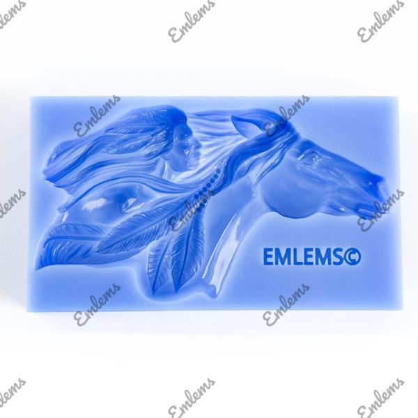 EMLEMS NATIVE AMERICAN INDIAN SPIRIT HORSE SILICONE MOULD
