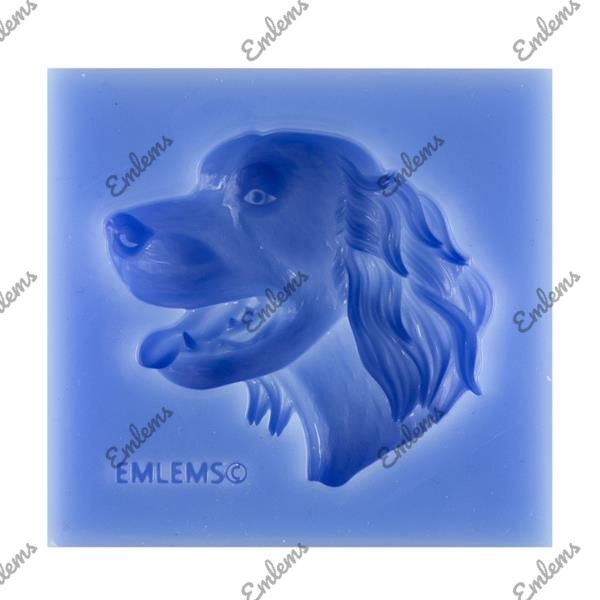EMLEMS SETTER SPANIEL DOG SILICONE MOULD