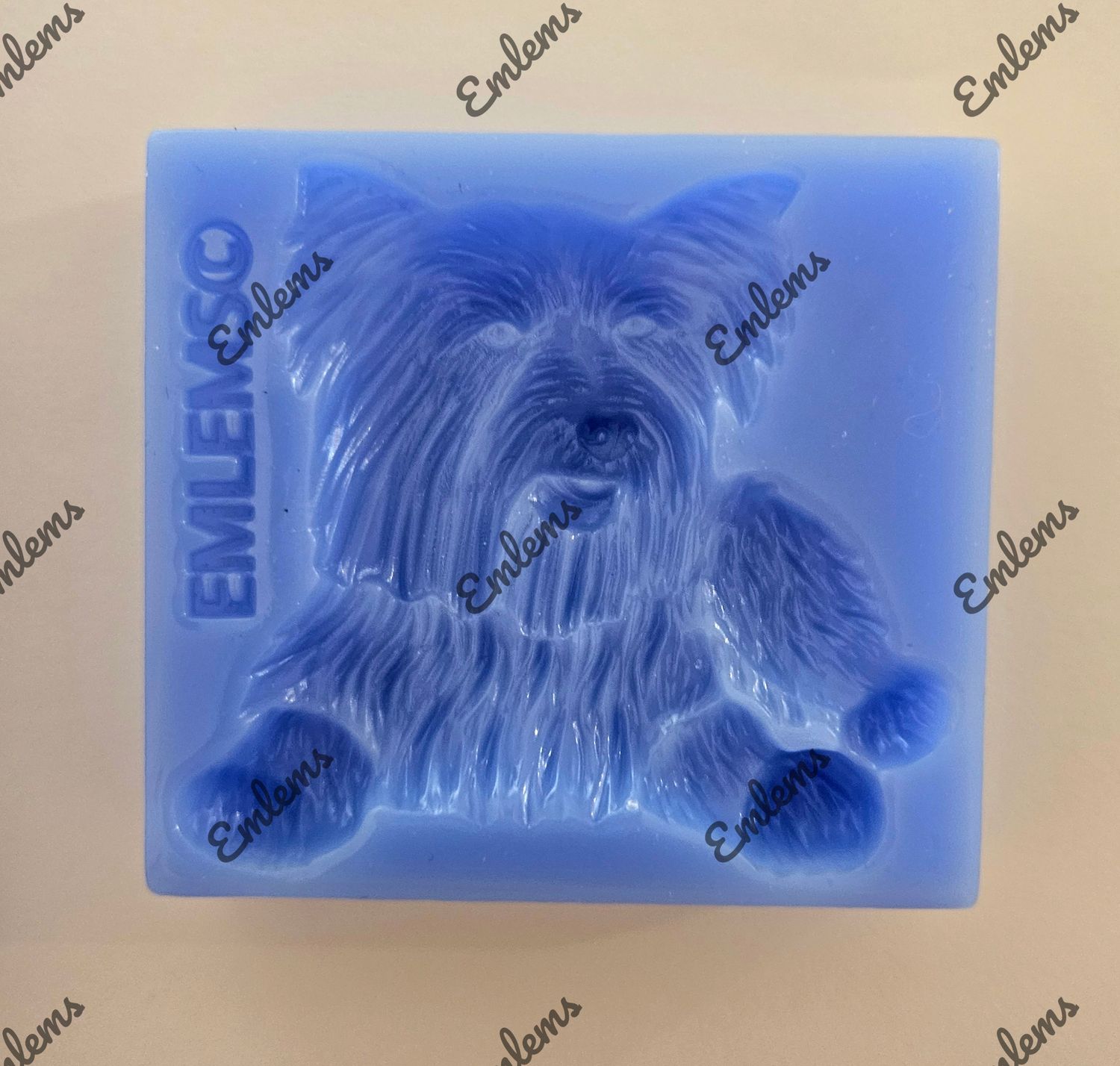 EMLEMS SMALL YORHSHIRE TERRIER DOG SILICONE MOULD