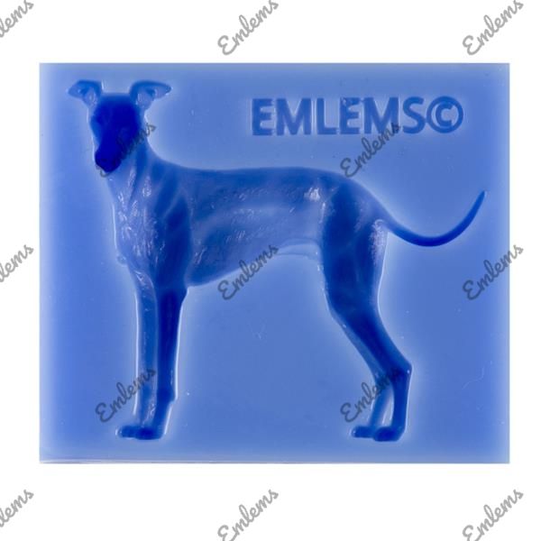 EMLEMS SMALL GREYHOUND WHIPPET SILICONE MOULD