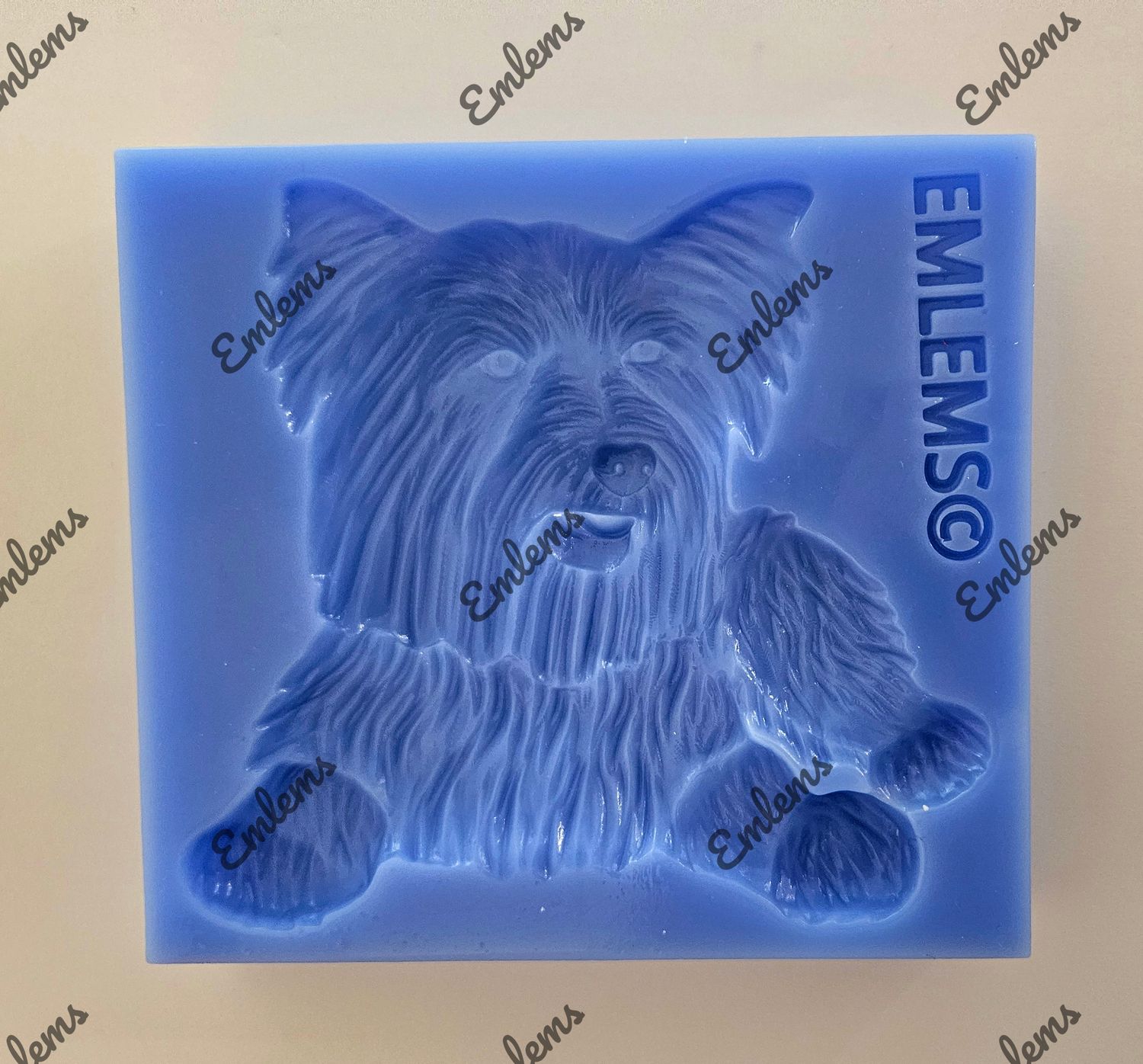 EMLEMS LARGE YORHSHIRE TERRIER DOG SILICONE MOULD