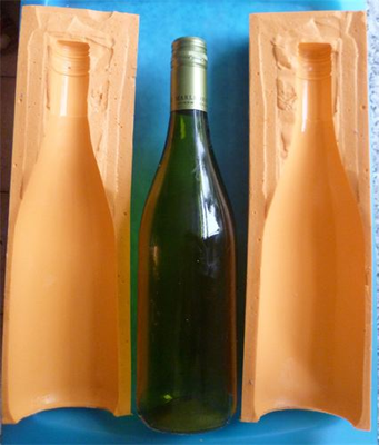 3D WINE BOTTLE SILICONE MOULD