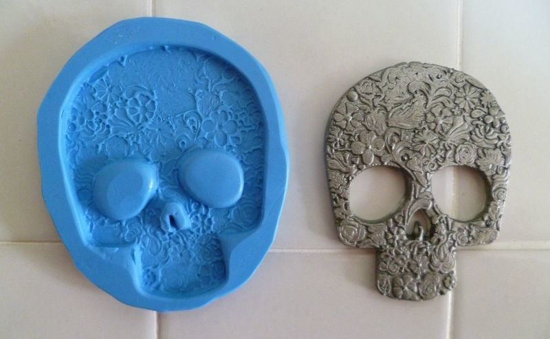 ORNATE SKULL SILICONE MOULD