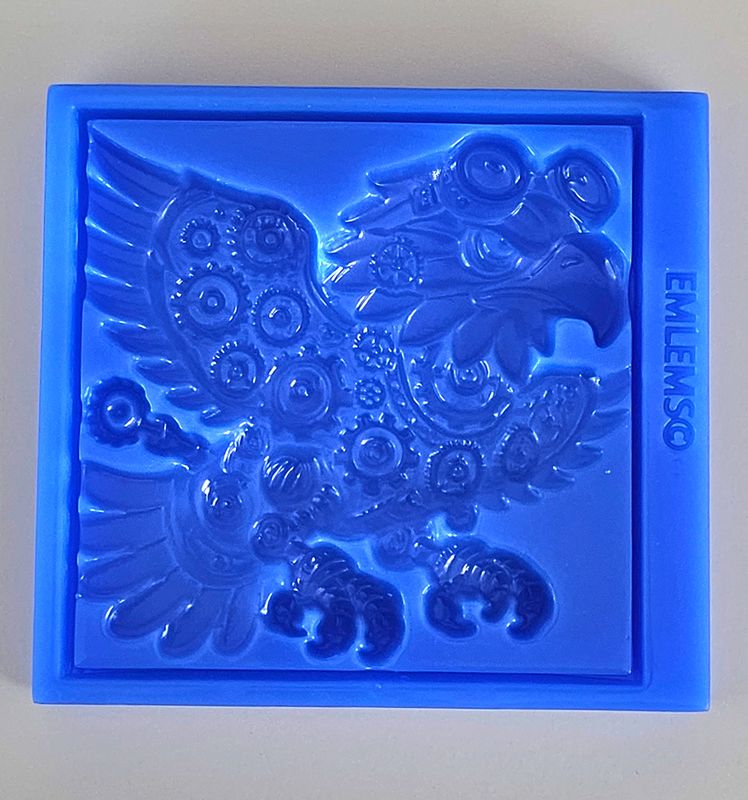 EMLEMS STEAMPUNK EAGLE SILICONE MOULD