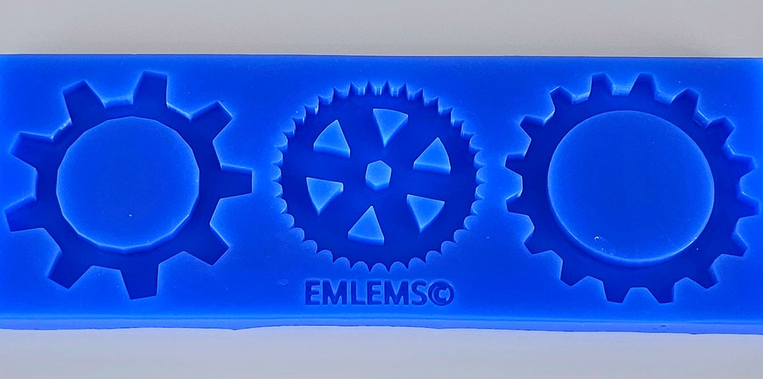 EMLEMS STEAMPUNK LARGE COGS 002 SILICONE MOULD