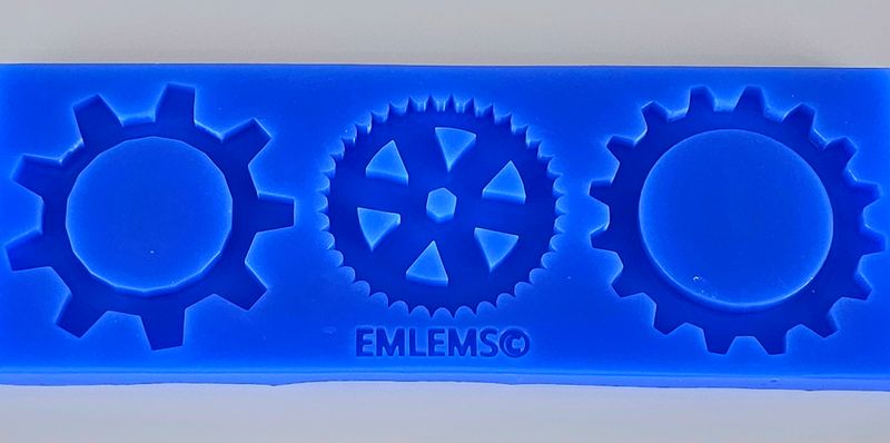 EMLEMS STEAMPUNK LARGE COGS 002 SILICONE MOULD