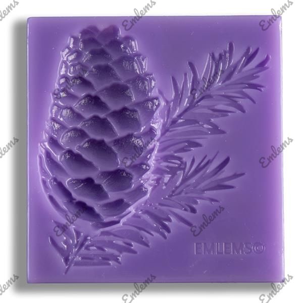 EMLEMS PINE CONE DECORATION SILICONE MOULD