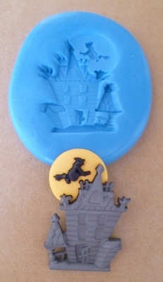 Halloween Haunted House Silicone Mould