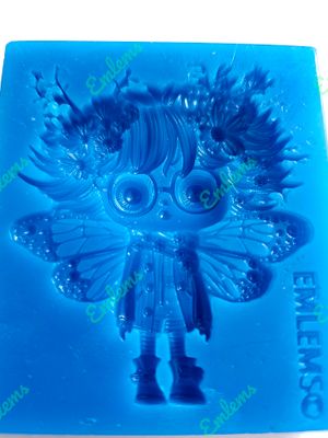EMLEMS BRAND NEW &amp; EXCLUSIVE SMALL THEODORA THE FLORAL FAIRY SILICONE MOULD
