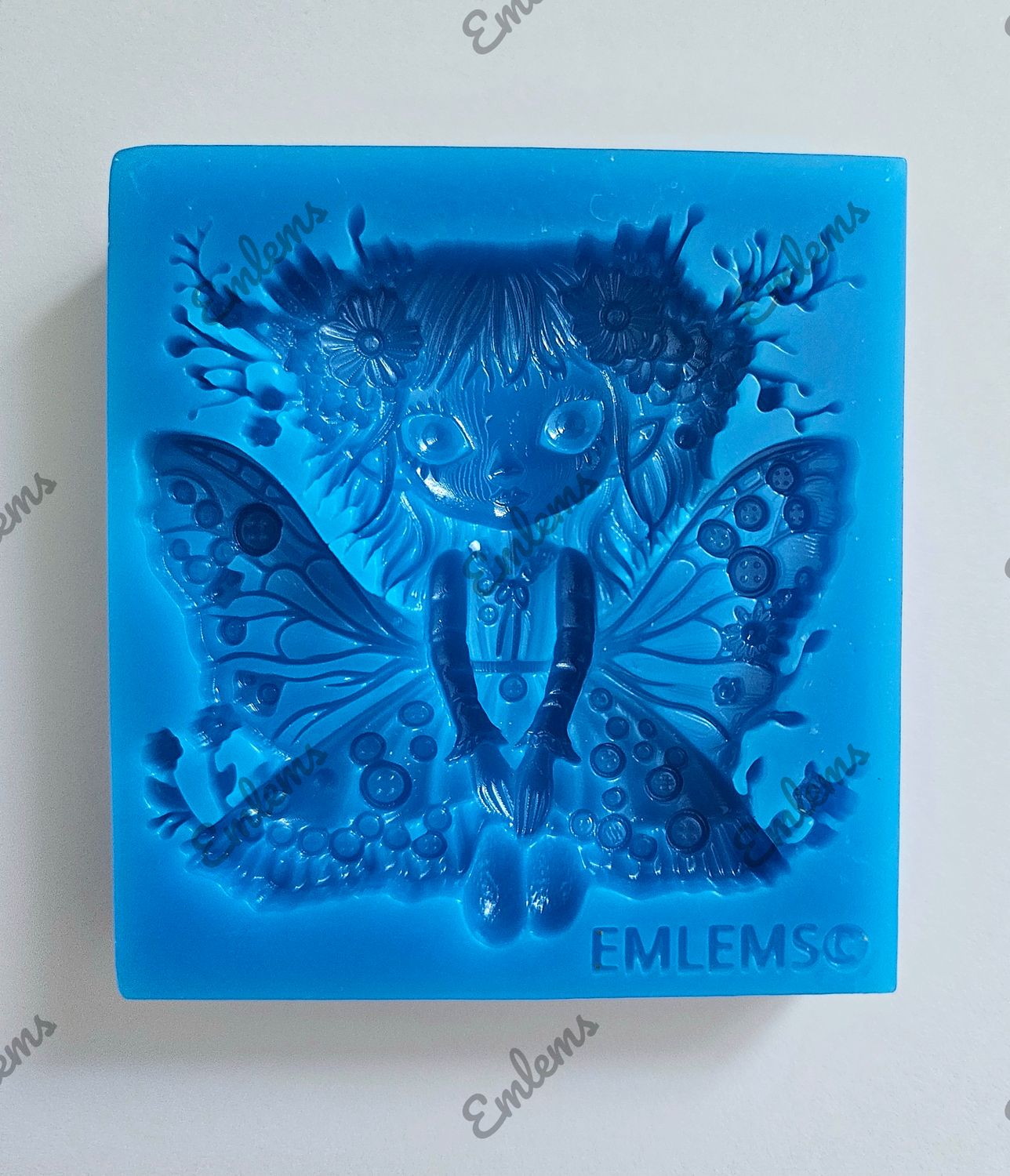 EMLEMS BRAND NEW &amp; EXCLUSIVE SMALL POLLY THE GOTHIC FAIRY SILICONE MOULD