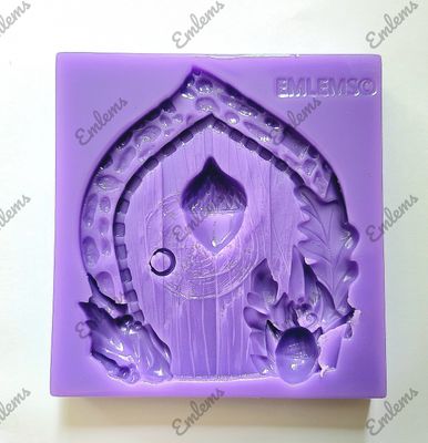 EMLEMS ACORN FAIRY DOOR SILICONE MOULD