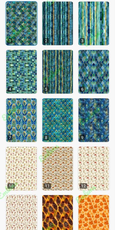 Emlems 50 x A4 Floral fairy Background Craft Papers 160gsm