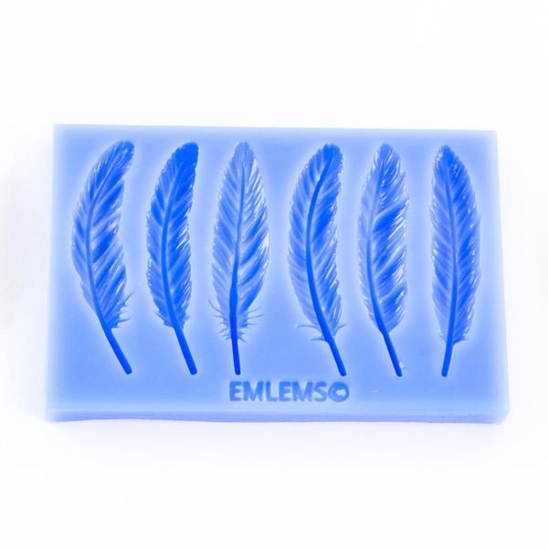 EMLEMS FEATHERS SILICONE MOULD FROM OUR NATIVE AMERICAN INDIAN COLLECTION