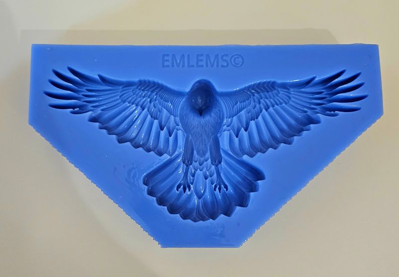 EMLEMS LARGE OUTSTRETCHED RAVEN SILICONE MOULD FROM OUR NATIVE AMERICAN INDIAN COLLECTION