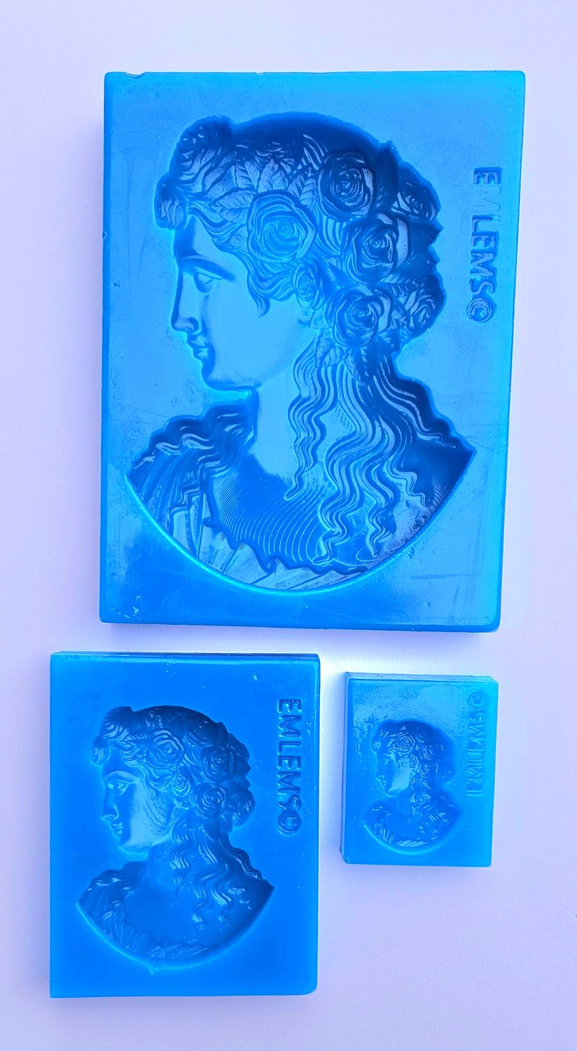 EMLEMS BRAND NEW RENAISSANCE SET OF 3 GODDESSES SILICONE MOULDS