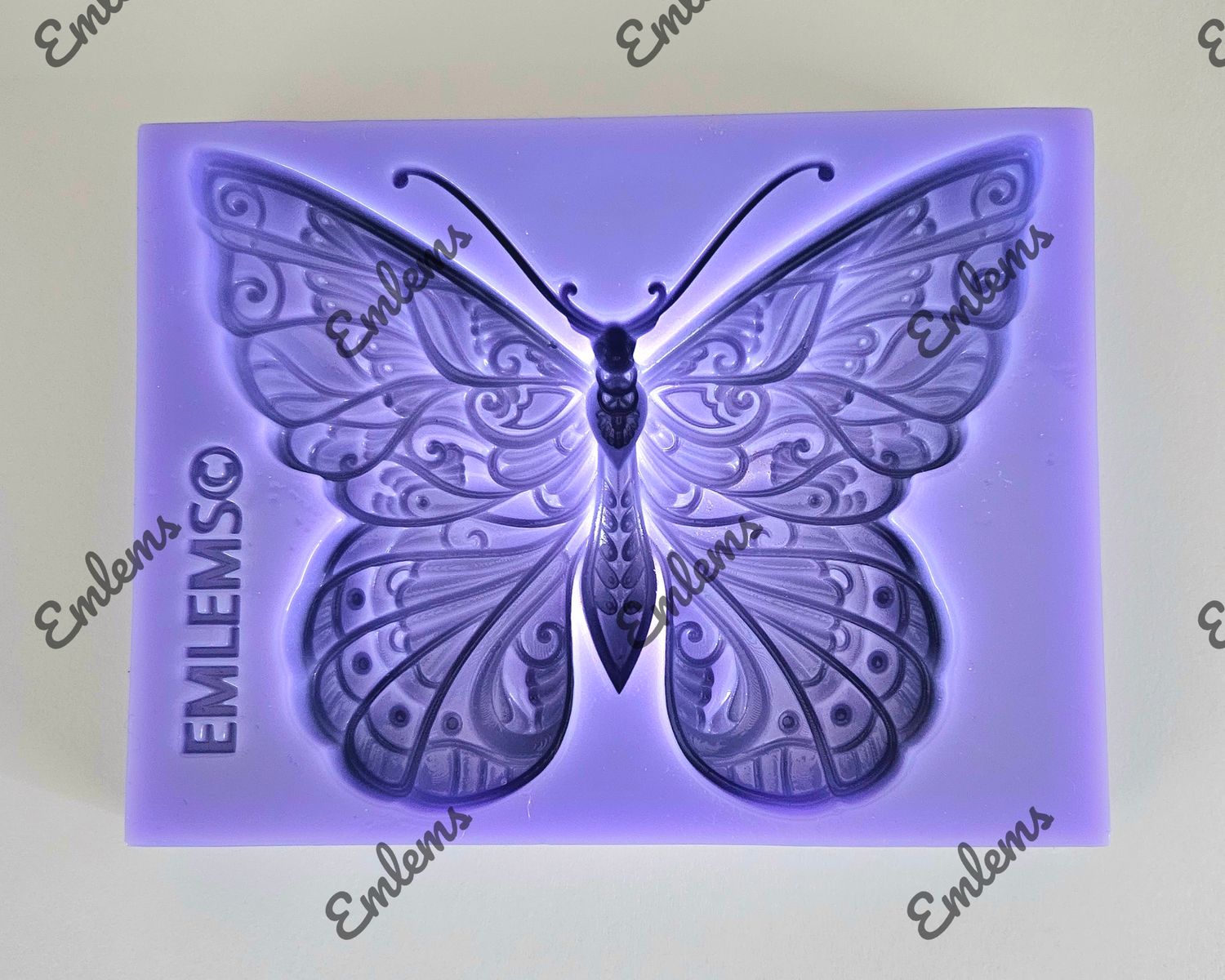 EMLEMS SHABBY CHIC DECOR BUTTERFLY SILICONE MOULD