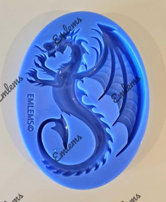 EMLEMS PROWLING DRAGON SILICONE MOULD