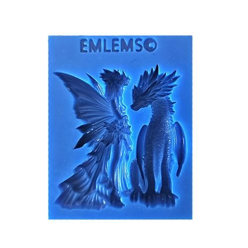 EMLEMS BRAND NEW &amp; EXCLUSIVE SMALL DRAGON FAIRY SILICONE MOULD