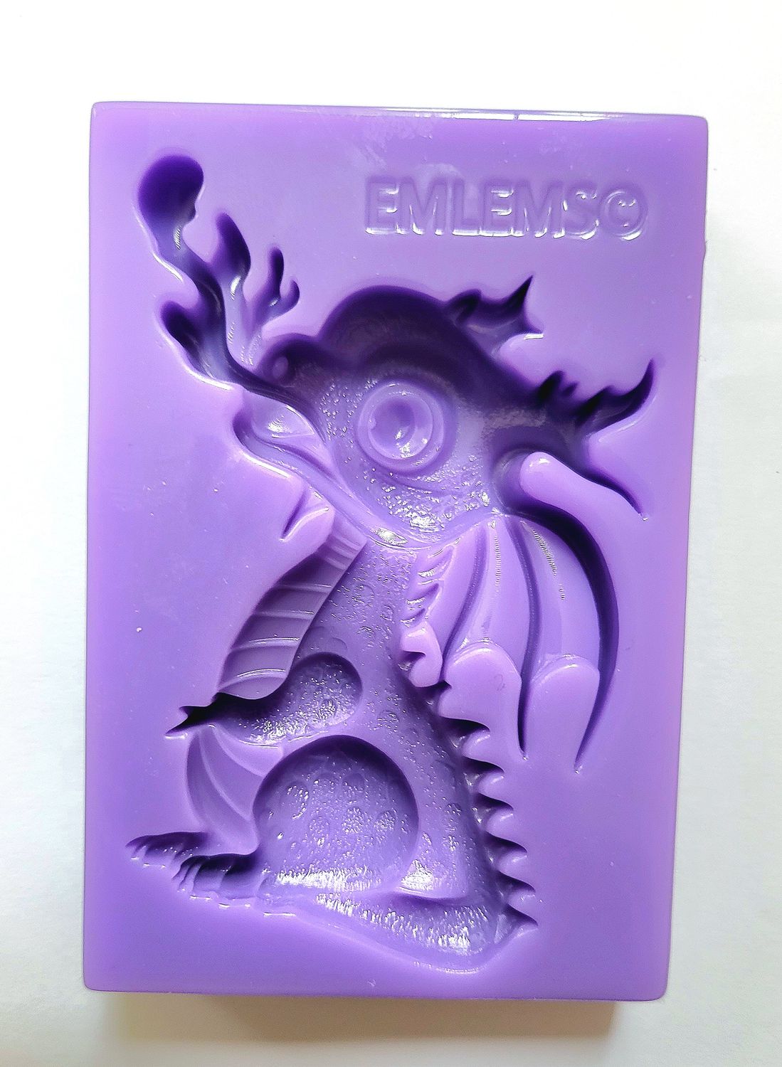 EMLEMS 9cm FLAME DRAGON SILICONE MOULD