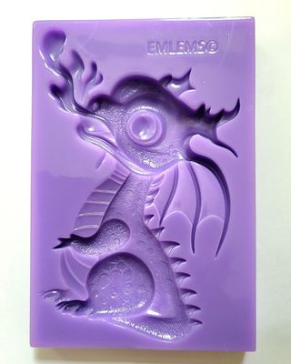 EMLEMS LARGE FLAME DRAGON SILICONE MOULD