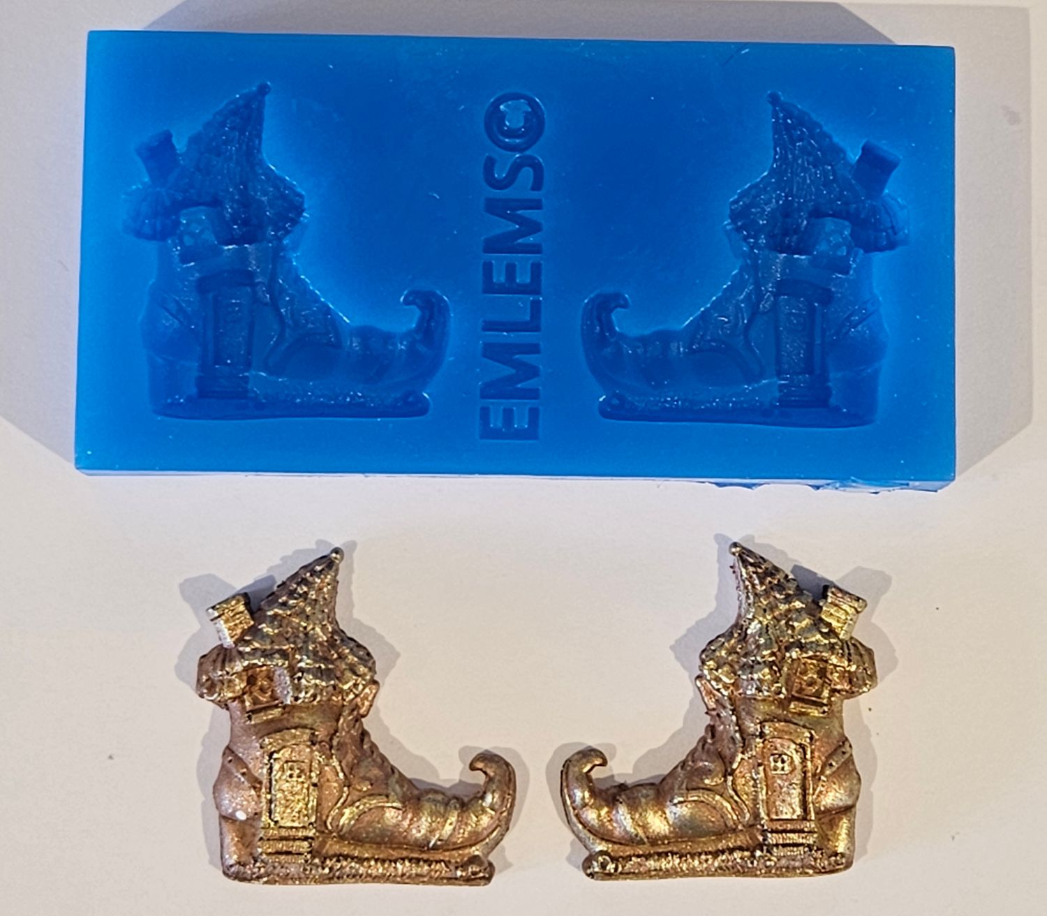 EMLEMS MINI FAIRY SHOE HOUSES SILICONE MOULD