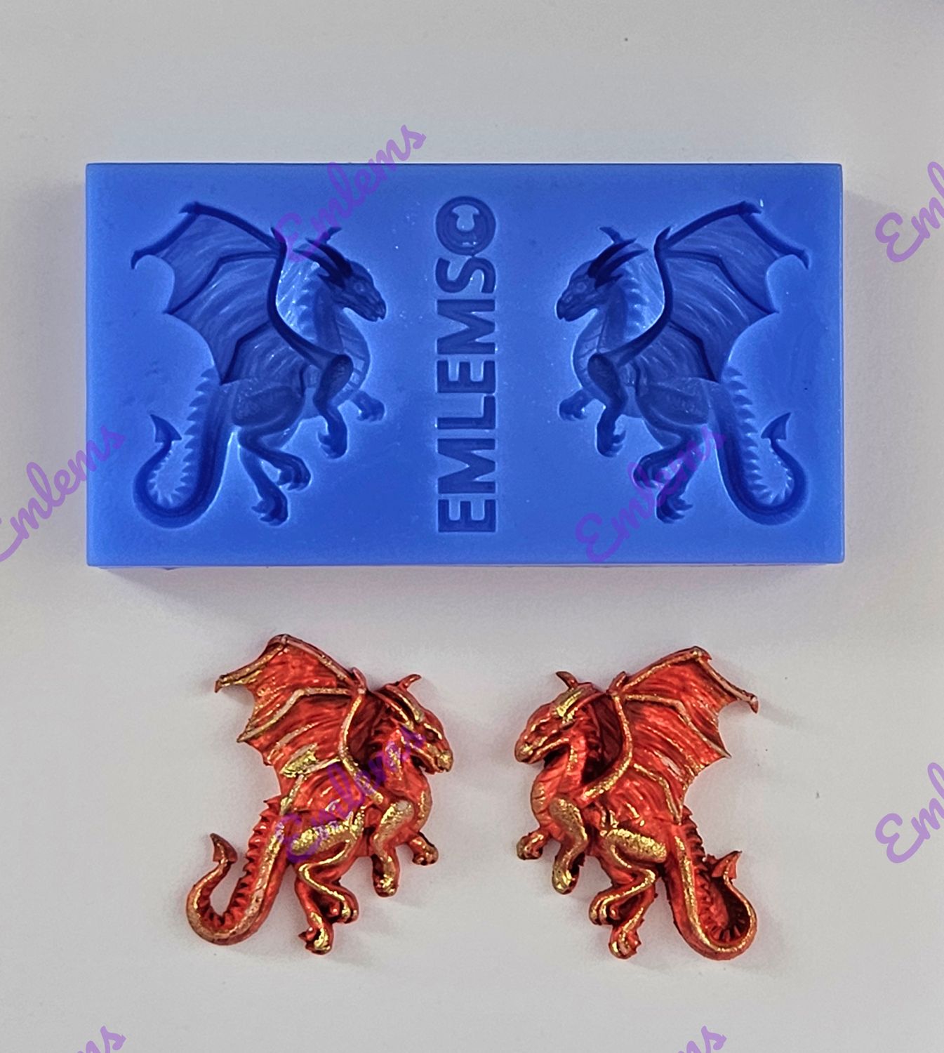 EMLEMS MINI DRAGONS SILICONE MOULD